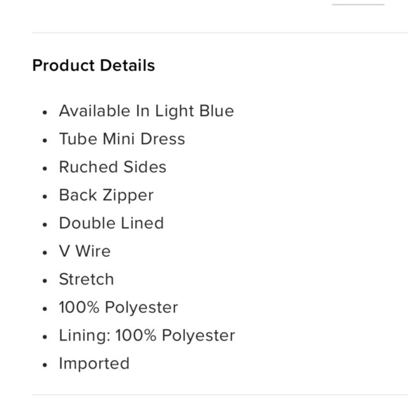 Fashion Nova - Baddie Metallic Mini Dress - Light Blue - Picture 7 of 7